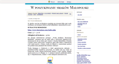 Desktop Screenshot of lokalnysmak.blox.pl