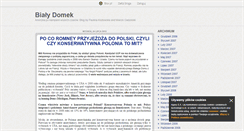 Desktop Screenshot of bialydomek.blox.pl