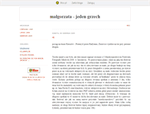 Tablet Screenshot of malgorzataem.blox.pl
