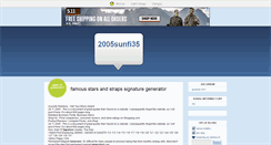Desktop Screenshot of 2005sunfi35.blox.pl