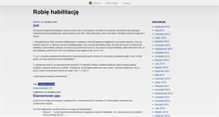 Desktop Screenshot of habilitant2012.blox.pl