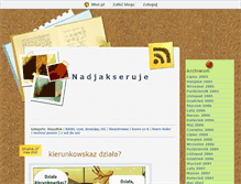 Tablet Screenshot of nadjakseruje.blox.pl