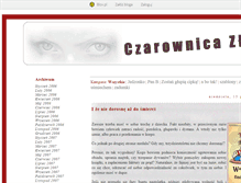 Tablet Screenshot of czarownicazla.blox.pl