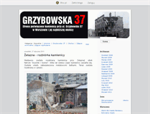 Tablet Screenshot of grzybowska37.blox.pl
