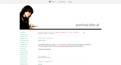 Desktop Screenshot of pionkwa.blox.pl