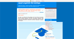 Desktop Screenshot of angielskidlakazdego.blox.pl