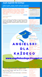 Mobile Screenshot of angielskidlakazdego.blox.pl