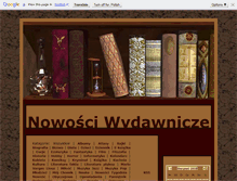 Tablet Screenshot of nowociwydawnicze.blox.pl
