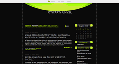 Desktop Screenshot of otwartyumys.blox.pl