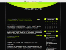 Tablet Screenshot of otwartyumys.blox.pl