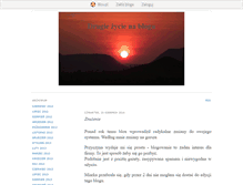 Tablet Screenshot of drugiezyciebloggera.blox.pl