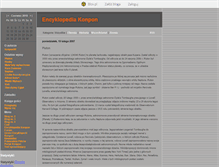 Tablet Screenshot of encyklopediakonpon.blox.pl