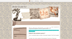 Desktop Screenshot of modatojestto.blox.pl