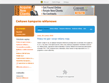 Tablet Screenshot of ciekawareklama.blox.pl