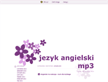 Tablet Screenshot of angielskimp3.blox.pl