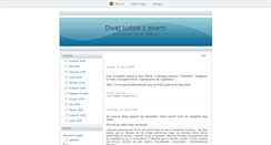 Desktop Screenshot of dwajludziezpsami.blox.pl
