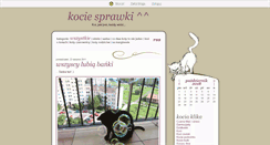 Desktop Screenshot of kociezycie.blox.pl