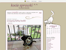 Tablet Screenshot of kociezycie.blox.pl