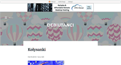 Desktop Screenshot of debiutanci.blox.pl