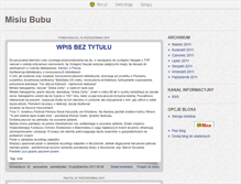Tablet Screenshot of misbubu.blox.pl