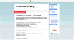 Desktop Screenshot of niemiecki.blox.pl