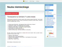 Tablet Screenshot of niemiecki.blox.pl