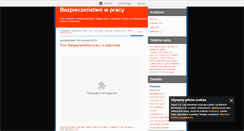 Desktop Screenshot of bezpieczenstwopracy.blox.pl