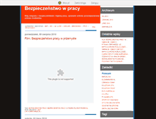 Tablet Screenshot of bezpieczenstwopracy.blox.pl