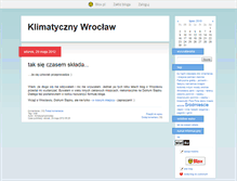 Tablet Screenshot of klimatycznywroclaw.blox.pl