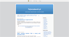 Desktop Screenshot of fajnezabawki.blox.pl