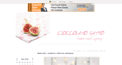 Desktop Screenshot of cioccolatogatto.blox.pl