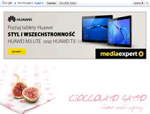 Tablet Screenshot of cioccolatogatto.blox.pl