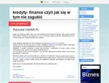 Tablet Screenshot of kredytyfinanse.blox.pl