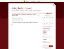 Tablet Screenshot of angels666apokalipsy.blox.pl