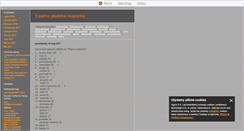 Desktop Screenshot of czarnaplamkamazurka.blox.pl