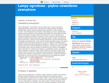 Tablet Screenshot of lampyogrodowe.blox.pl