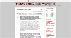 Desktop Screenshot of ewamilewicz.blox.pl