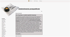 Desktop Screenshot of odszkodowanie.blox.pl