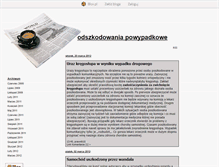 Tablet Screenshot of odszkodowanie.blox.pl