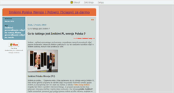 Desktop Screenshot of imikimipolskawersja.blox.pl