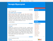 Tablet Screenshot of norwegiawypoczynek.blox.pl