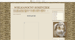 Desktop Screenshot of koszykwielkanocny.blox.pl