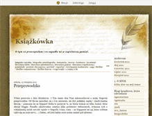 Tablet Screenshot of ksiazkowka.blox.pl