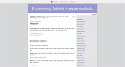 Desktop Screenshot of horizonsong.blox.pl