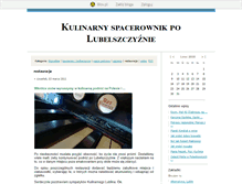 Tablet Screenshot of kulinarnylublin.blox.pl