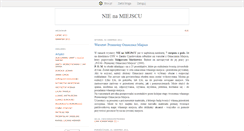 Desktop Screenshot of nienamiejscu.blox.pl