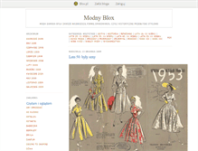 Tablet Screenshot of modny.blox.pl