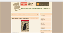 Desktop Screenshot of nagrodyliterackie.blox.pl