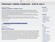 Tablet Screenshot of ozdobyswiateczne.blox.pl