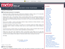 Tablet Screenshot of metro.blox.pl